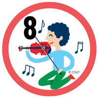 Red Voltage Level  8 Badge