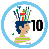 Red Voltage Level  10 Badge